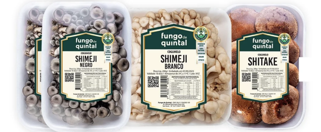 Cogumelo Shitake 200g Fungo de Quintal - Fungo de Quintal